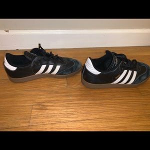 ADIDAS black samba shoes